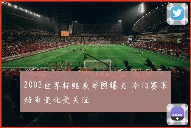 2002世界杯赔表率图曝光 冷门赛果赔率变化受关注